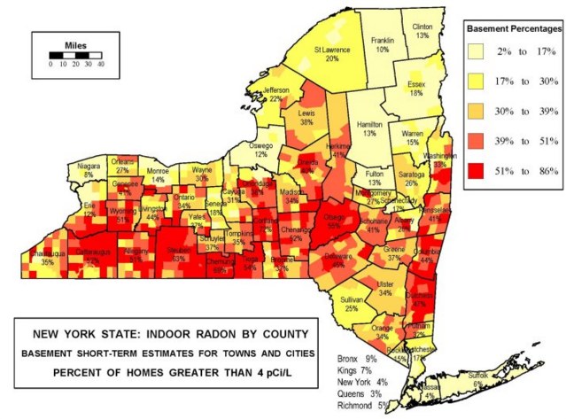 radon map